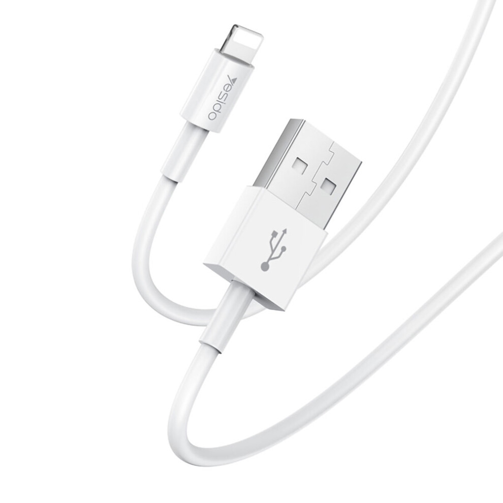 Yesido Ca22 2A Ip Charging Cable Anti-Stretch Pvc Flexible 1.2M Usb Data Cable Gold 6914280252070