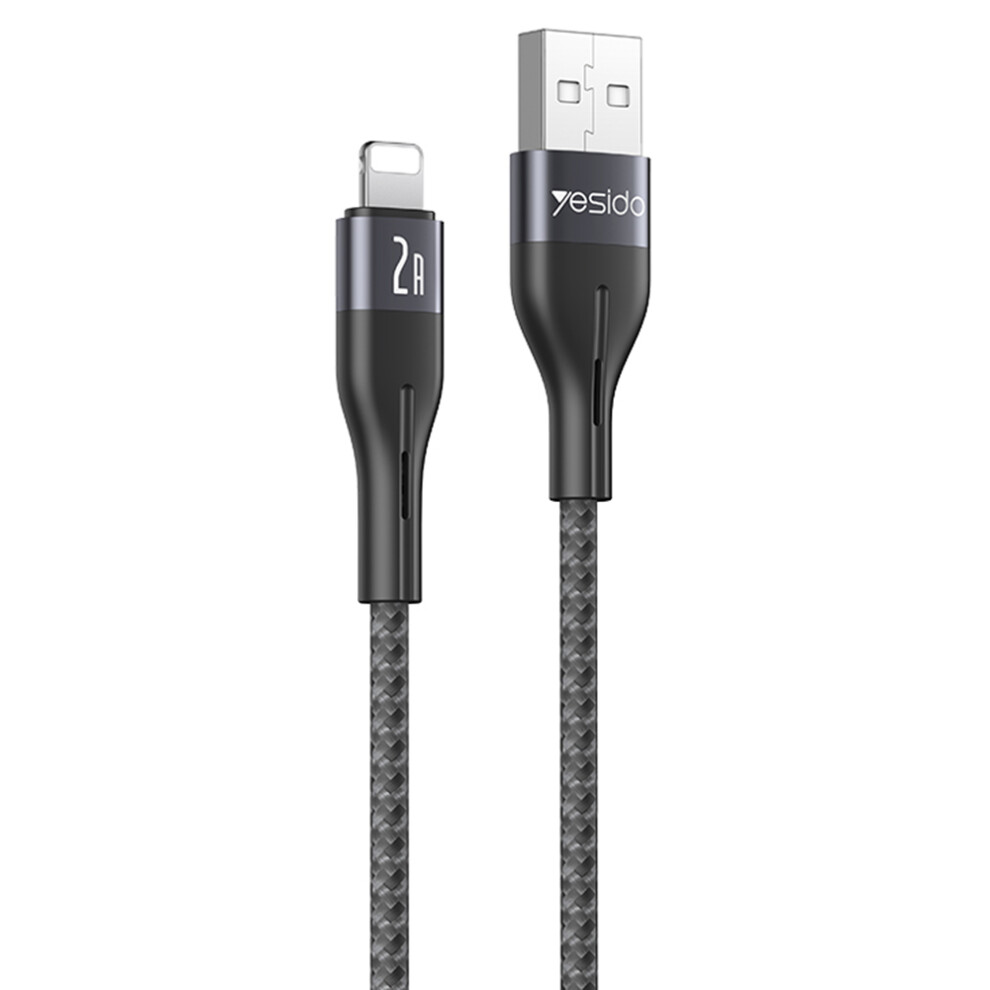 Yesido Ca121l Braided Usb Charging Data Cable Usb To Lightning Cable For Iphone, Ipad 6914282665137