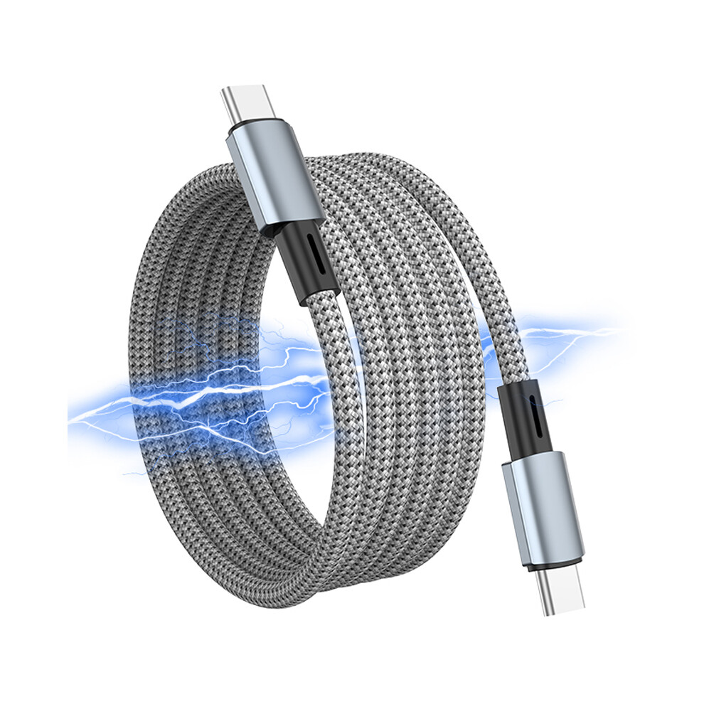 1.5M Type-C To Type-C Pd 100W Fast Charging Cable Magnetic Phone Data Cord 6914286355133