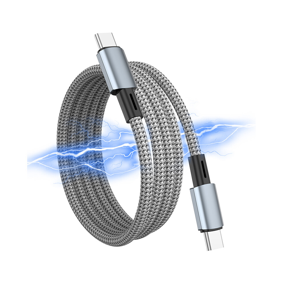 1M Type-C To Type-C Pd 100W Fast Charging Cable Magnetic Data Cord For Mobile Phones 6914284146993