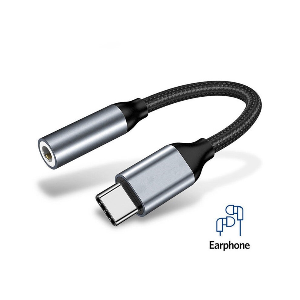 Usb Type C To 3.5Mm Headphone Jack Aux Audio Cable Adapter For Huawei Xiaomi Etc. 6914284320706