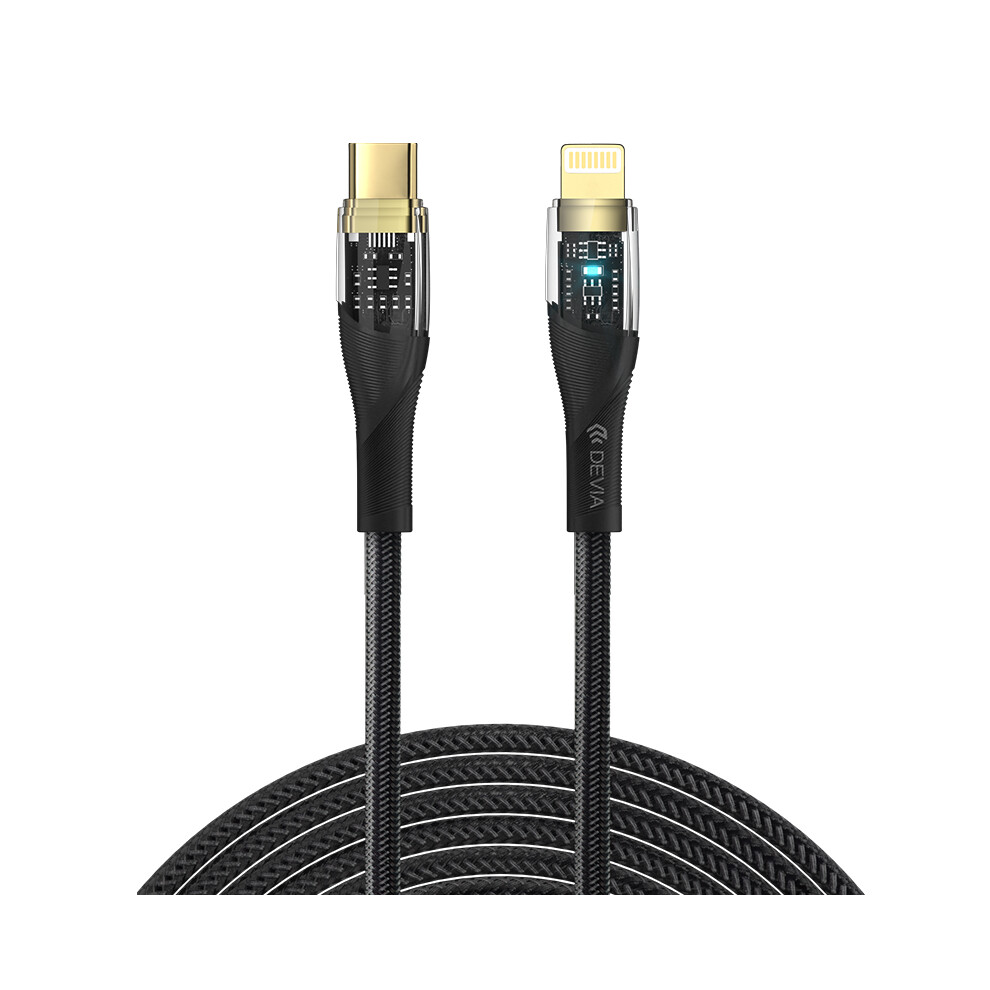 Devia Star Series Ec429 1M Type-C To Lightning Cable 3A Pd Fast Charging Woven Cord 6914284479732