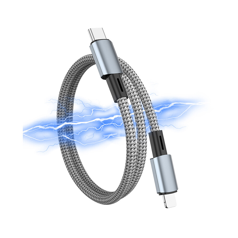 0.3M Type-C To Lightning 8Pin Cable Pd 27W 480Mbps Data Cord Magnetic Storage Line 6914289943184