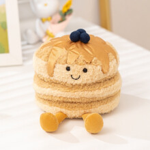 (Pancake)Pancake Chocolate Cake Madeleine Plush Toy Snack Inspired Gift Children Gift