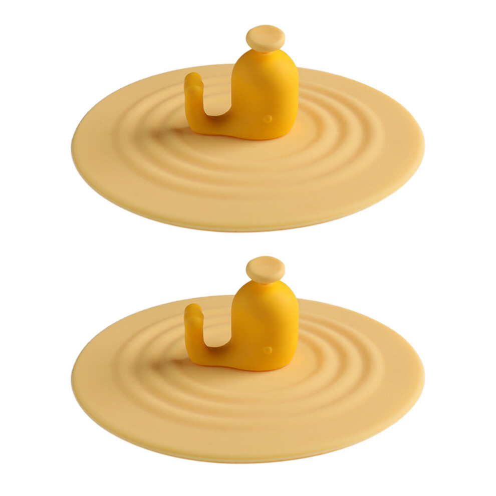 1 Set 2 Stuks Siliconen Bekerdekselaccessoires --image