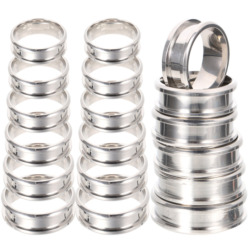 Titaniumstalen Set 18 Stuks Gegroefde Blanks-image