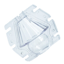 1St Tweedelige Plastic Kaarsmal Voor Doe-Het- Geurkaarsen