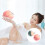 2Pcs Assorted Color Bath Scrubbers Pe Foam Shower Poufs 6