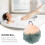 2Pcs Assorted Color Bath Scrubbers Pe Foam Shower Poufs 10