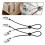 2Pcs Black Elastic Bed Sheet Clips Adjustable Sheet Fasteners 5