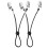 2Pcs Black Elastic Bed Sheet Clips Adjustable Sheet Fasteners 10