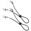 2Pcs Black Elastic Bed Sheet Clips Adjustable Sheet Fasteners 7