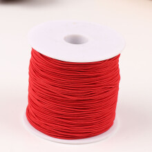 Jewelry Cord For Necklace Making Elastic String Red 1set
