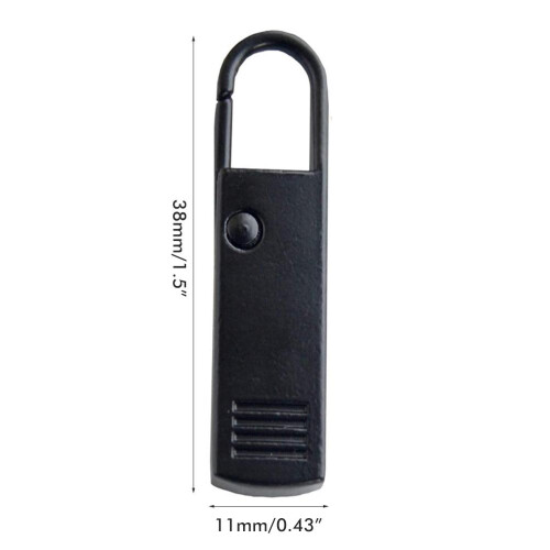 4PCS Zipper Pulls Tab Replacement Metal Zip Head 1