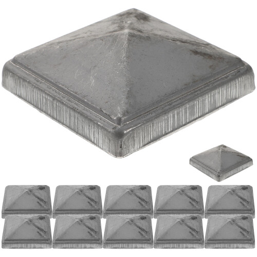 12 Pyramidensäulenkappenzaundeck Eisen 2
