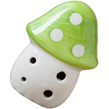 Ocarina Enfant 6 Trous Vert Céramique Instrument