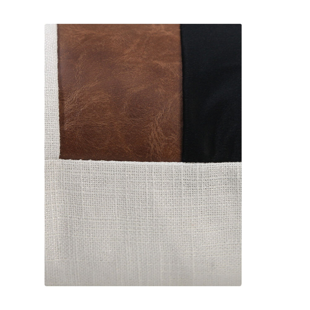 Leren Kussensloop Pu Mat Stiksel-image