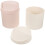 2Pcs Cute Trash Can for Bedroom Table Waste Bin ABS Assorted Colors 5