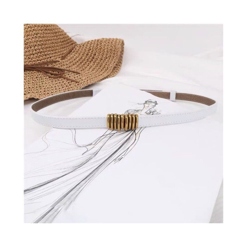 (White Simple Belt)Accesorio De CinturóN De Perlas VersáTil Y De Moda Para Vestidos De Verano SuéTeres Y-image