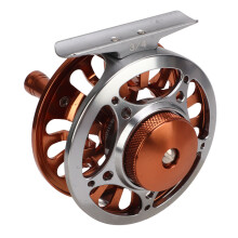 Outdoor Fliegenfischrolle mit verstellbarem Bremssystem, 3 Lager, CNC-Bearbeitung, Größe 3/4, 2 Farben