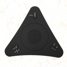 1Computer Game Microphone Echo Reducer Met Helder Geluid Zwart