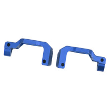 2 Stück Aluminium-Lenkblockierung für 1/10 MAXX2, 60 x 29 mm, Dunkelblau