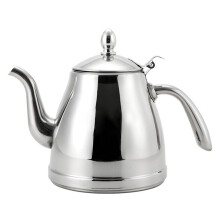 1Pc Silver Stainless Steel Teakettle for Home Use Gas Stove Induction