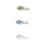 2Pcs Fish Scale Sky-Blue Rust-Resistant Kitchen Tool 8