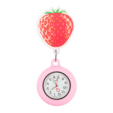 1Stk Luminöse Pflege Taschenuhr Mit Erdbeer Motiv Und Dekorativem Stil