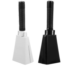 2Stk Handglocke Metall Musikinstrument Lernspielzeug Für Schule Bunt