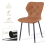 AINPECCA 2PCS Dining Chairs PU Coffee Widen BackrestKitchen 5