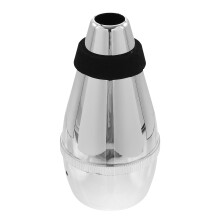 1Stk Trumpet Dämpfer ABS Silber Leichtes Instrumentenzubehör Für Übung