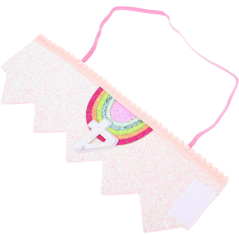 1 St Kroonkant Haarbandstof Gelukkig Kind-image