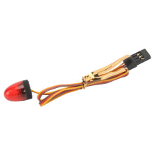 1/10 RC Auto LED Warnleuchte mit 5 Modi 10x15mm Rot Hochsimulation