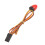 1/10 RC Auto LED Warnleuchte mit 5 Modi 10x15mm Rot Hochsimulation 3