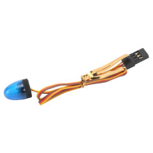 10x15mm Blaues LED-Warnleuchte für RC-Auto-Alarmsystem, 5 Modi, Maßstab 1/10