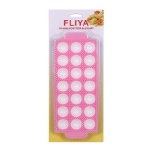 (21 Grid Round) Dumpling Mold plify Homemade Dumpling Preparation Pink Easy To Clean