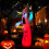 Living And Home 8ft Halloween Inflatable Spooky Ghost Decorations with Build-in LED Lights 1