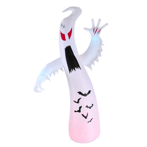 Living And Home 8ft Halloween Inflatable Spooky Ghost Decorations with Build-in LED Lights 2