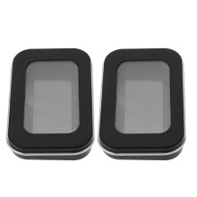2er-Packung Magnetnadel-Saugkasten Metall Black