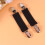 Securing Fabric Bed Sheet Clips 4pcs Black Metal 7