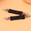 Securing Fabric Bed Sheet Clips 4pcs Black Metal 3