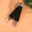 Securing Fabric Bed Sheet Clips 4pcs Black Metal 4