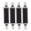 Securing Fabric Bed Sheet Clips 4pcs Black Metal 8