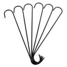 6 Pcs Garden Brackets Bird Feeder Hook Plant Wall Hanger Flowerpot