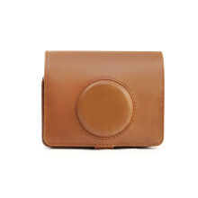 Retro-PU-Lederkamera-Tasche für Instax Mini, Braun, Leichtgewicht