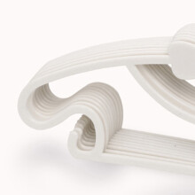10 Stück Kinder Aufhänger 27x17cm Weißes PP Dickes Schleifen-Knoten Kleider Trocknen