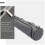 Multifunktionstasche Yogatasche Dunkelgrau Polyester 1 Stk 6