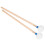 2Stk Felt Schlagzeugstöcke Holzgriff Blaue Percussion Drumsticks 10