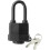 Pack of 6 waterproof padlocks with keyed alike keys 2